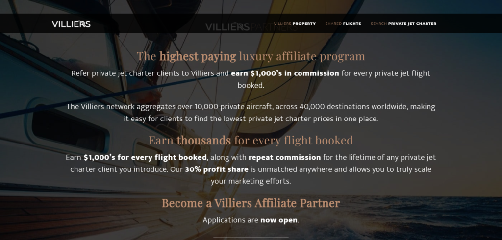 Villers Affiliate Program