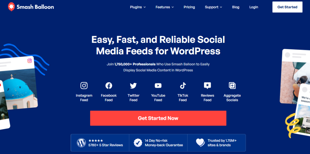 smash balloon - tool to embed instagram feed
