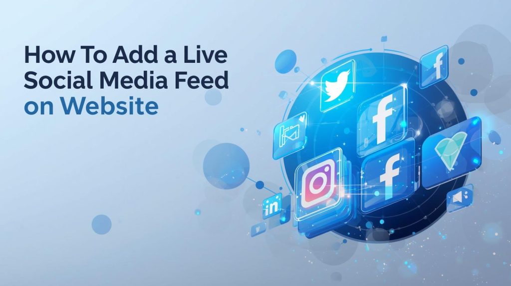 live social media feed on website