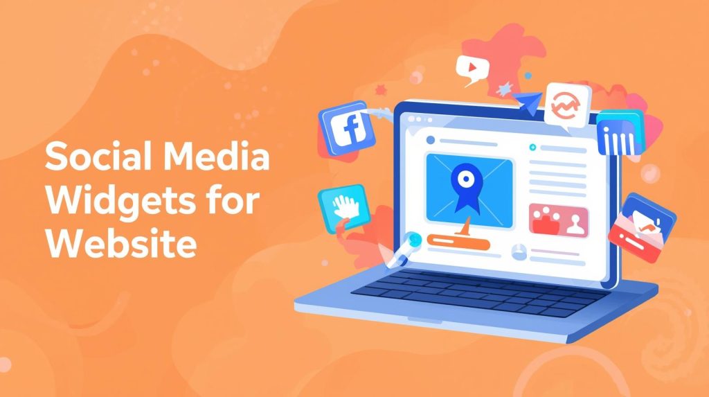 social media widgets for website