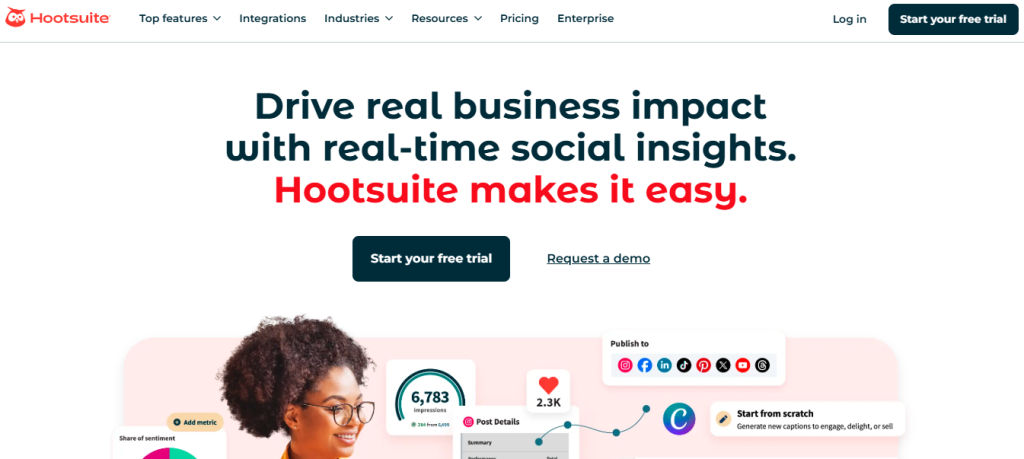 Hootsuite - Hashtag Aggregator tools