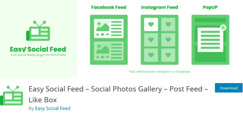 Easy Social Feed