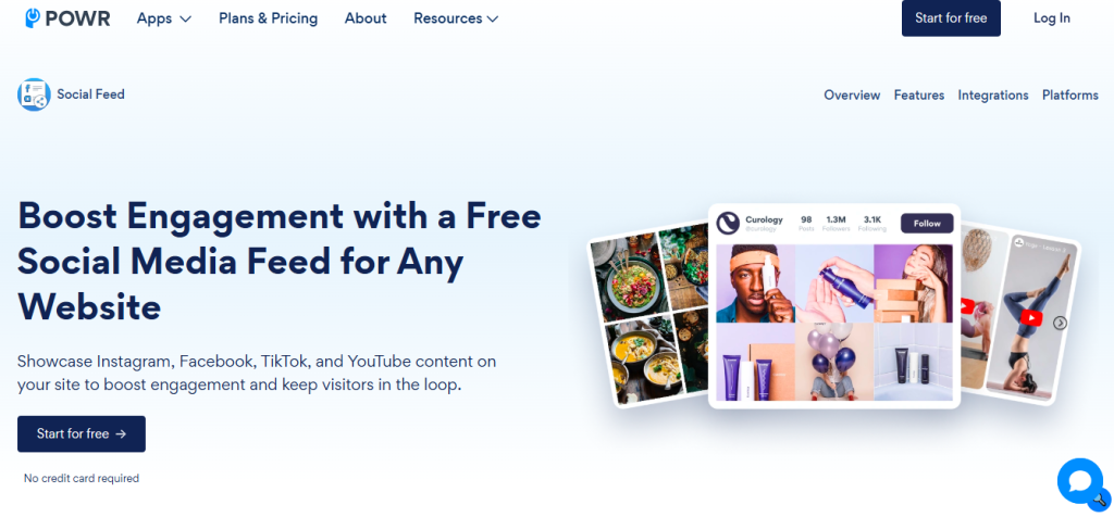 top instagram widget - POWR