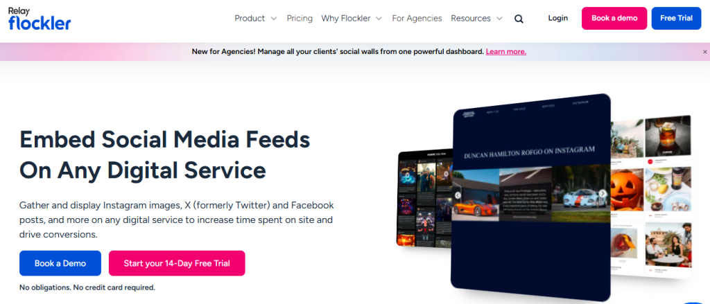 top instagram widget - Flockler