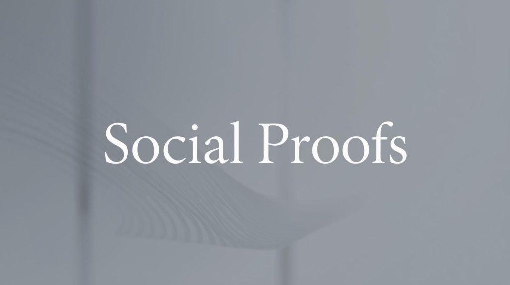 why social proof matters