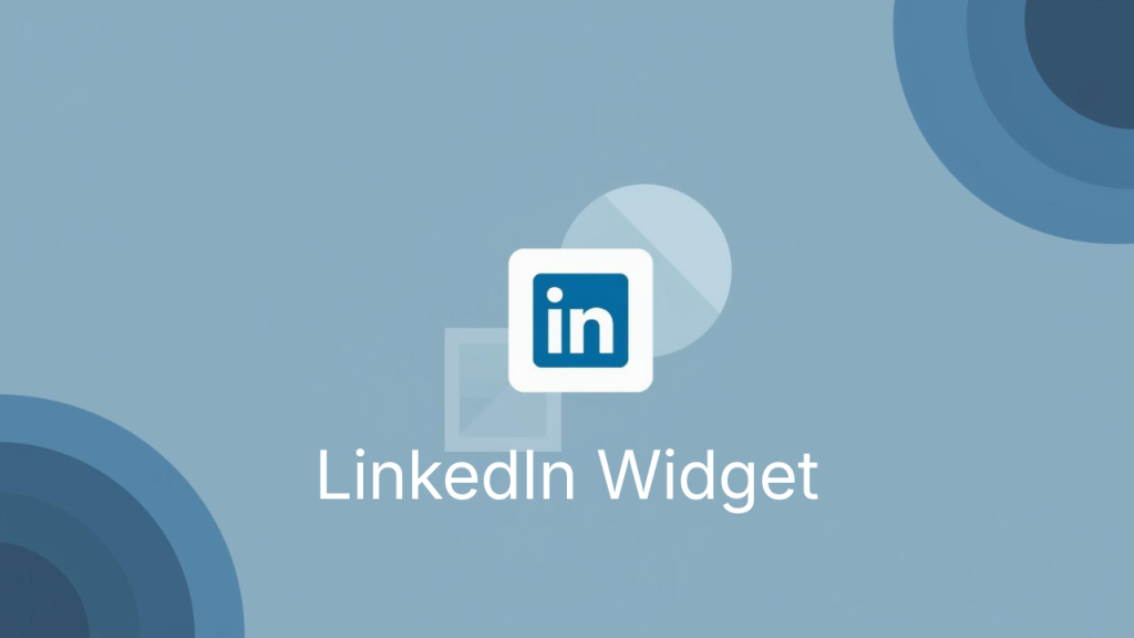 linkedin widget