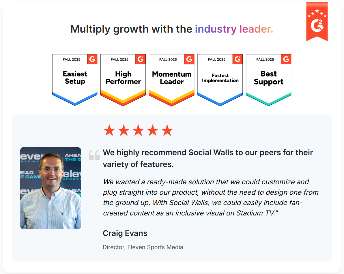 Social Media Wall Reviews