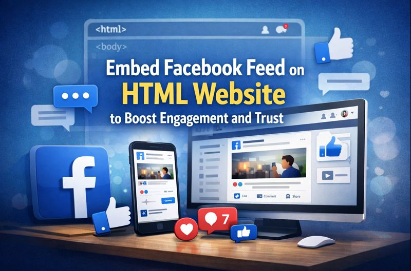 Embed Facebook Feed on HTML Website