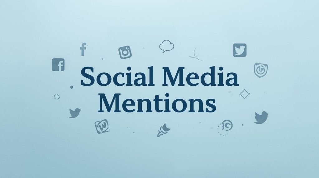 social media mentions