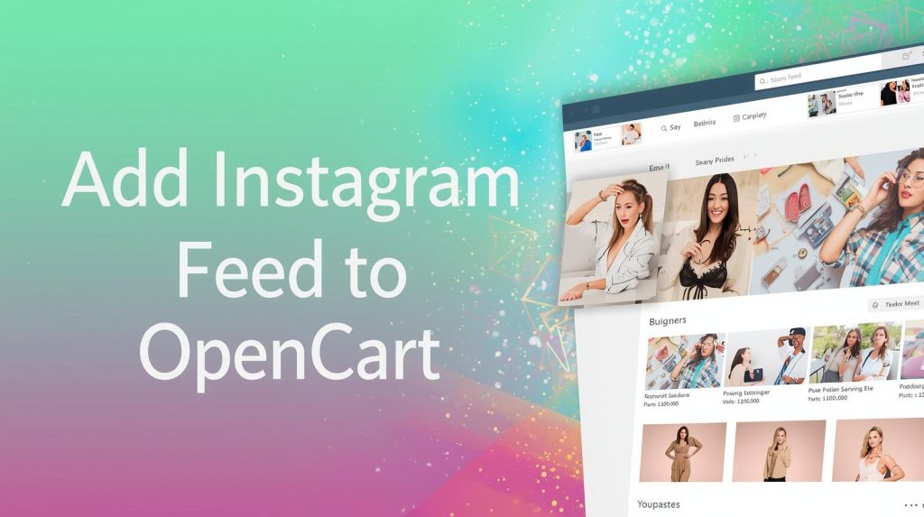 add instagram feed to opencart